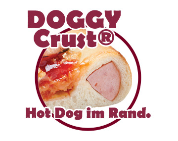 Doggy Crust - Hot Dog im Rand.