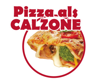 Pizza als Calzone
